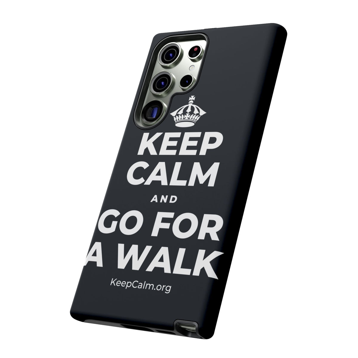 KEEP CALM AND GO FOR A WALK Phone Case (Dark)
