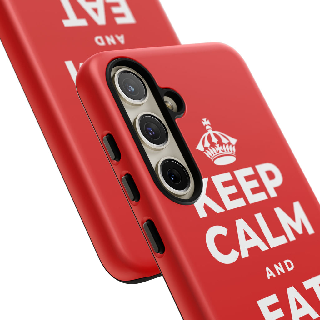 KEEP CALM AND EAT THE SNACK Phone Case