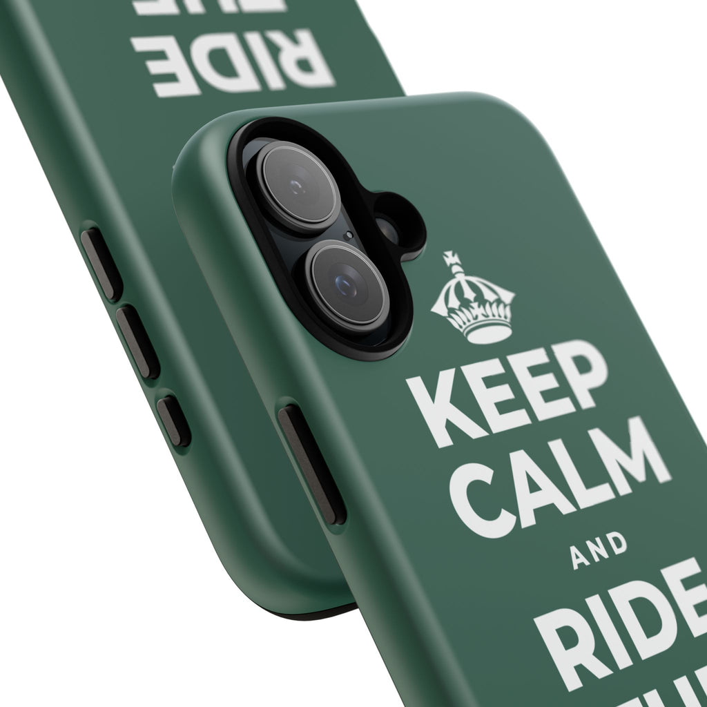 KEEP CALM AND RIDE THE GOOD WAVE Phone Case