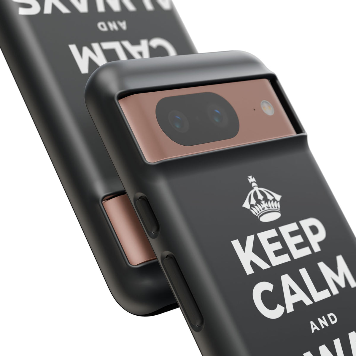 KEEP CALM AND ALWAYS BE 🦇MAN Phone Case (Dark)