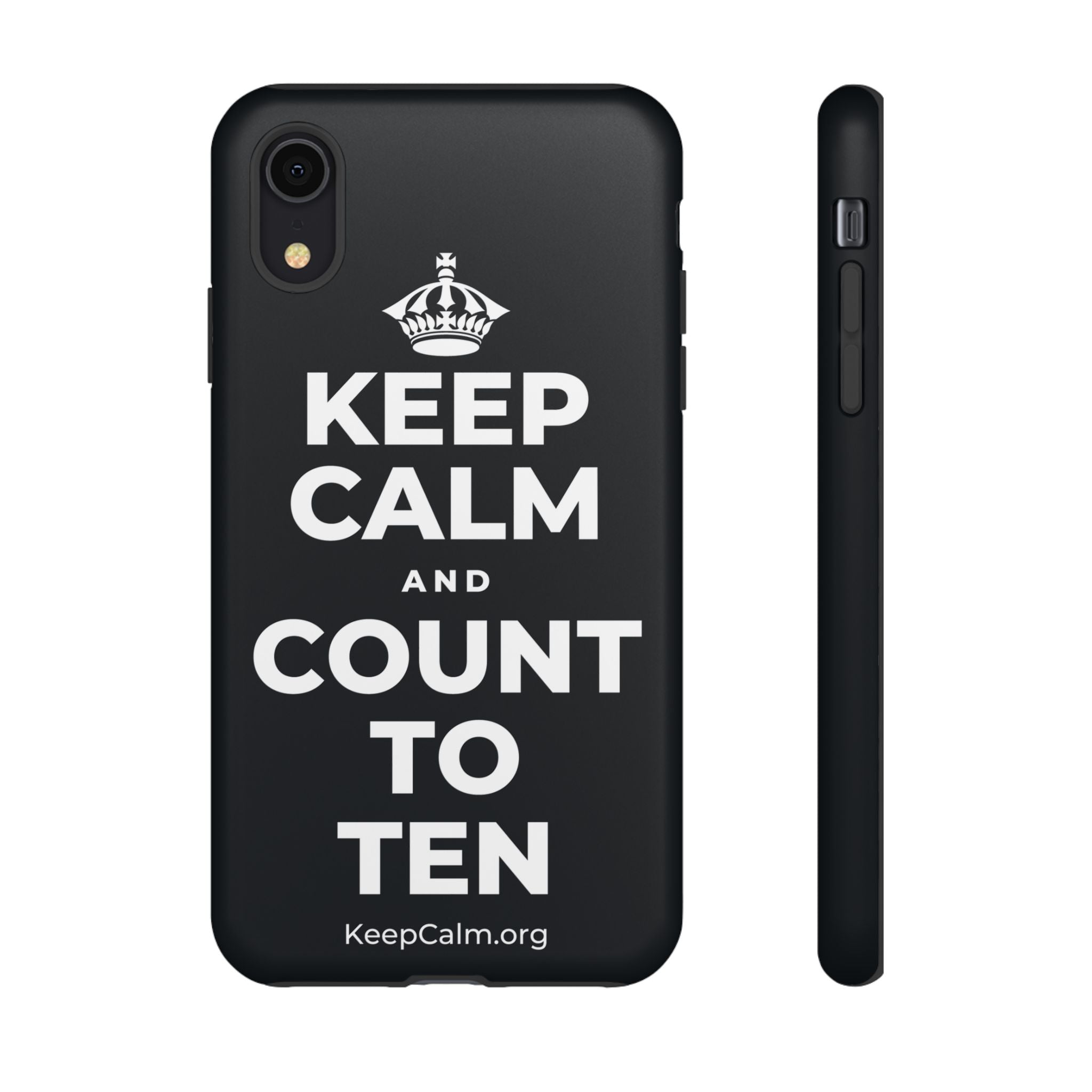 KEEP CALM AND COUNT TO TEN Phone Case (Dark)
