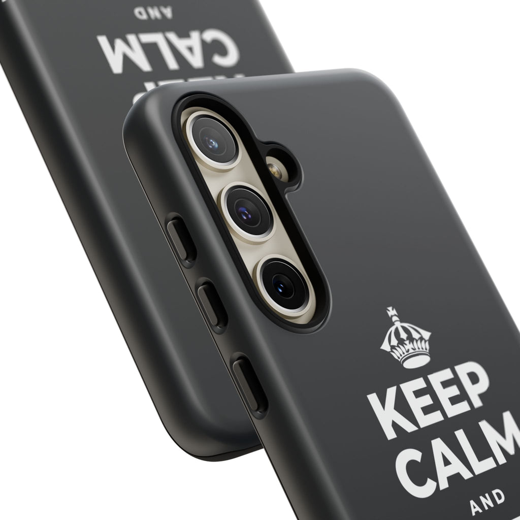 KEEP CALM AND UNCLENCH Phone Case (Dark)