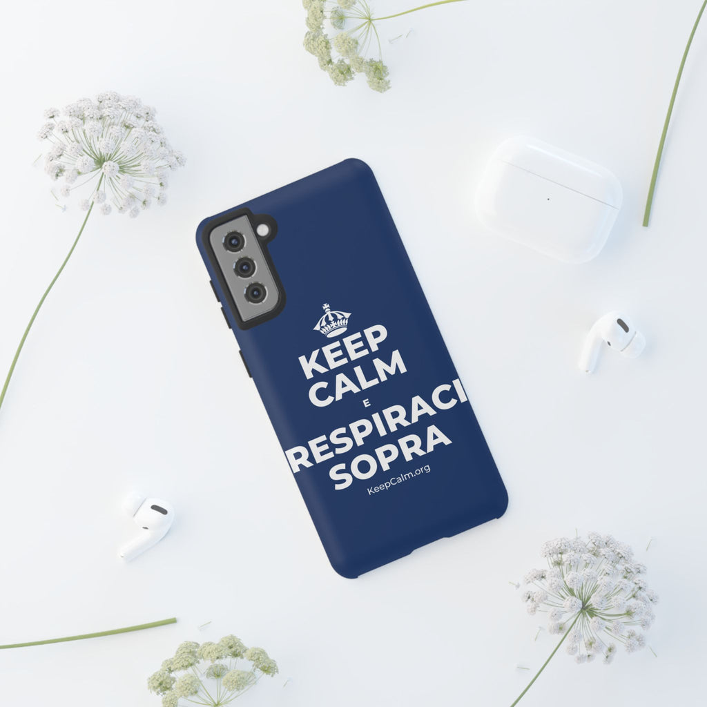 KEEP CALM E RESPIRACI SOPRA Phone Case