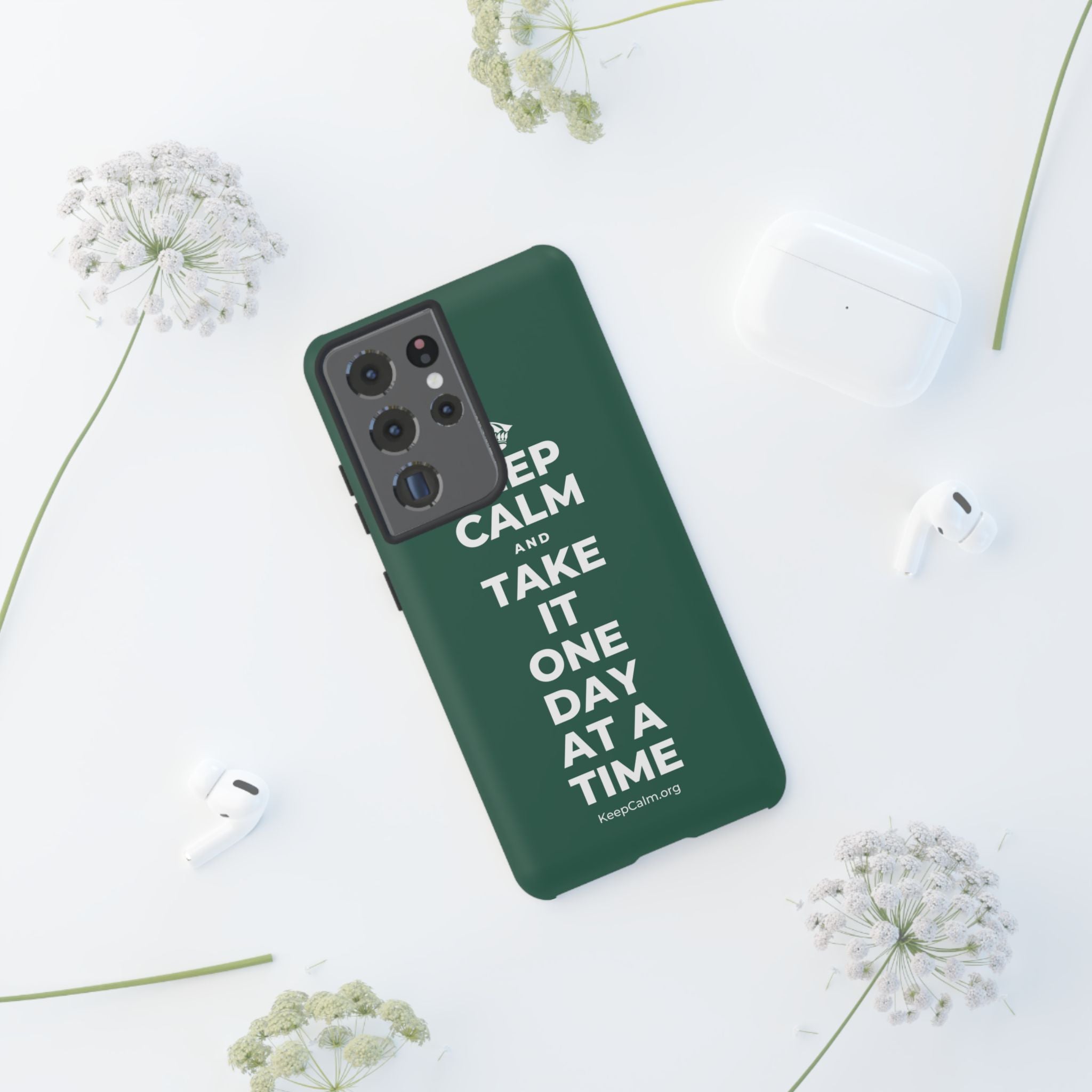 KEEP CALM AND TAKE IT ONE DAY AT A TIME Phone Case