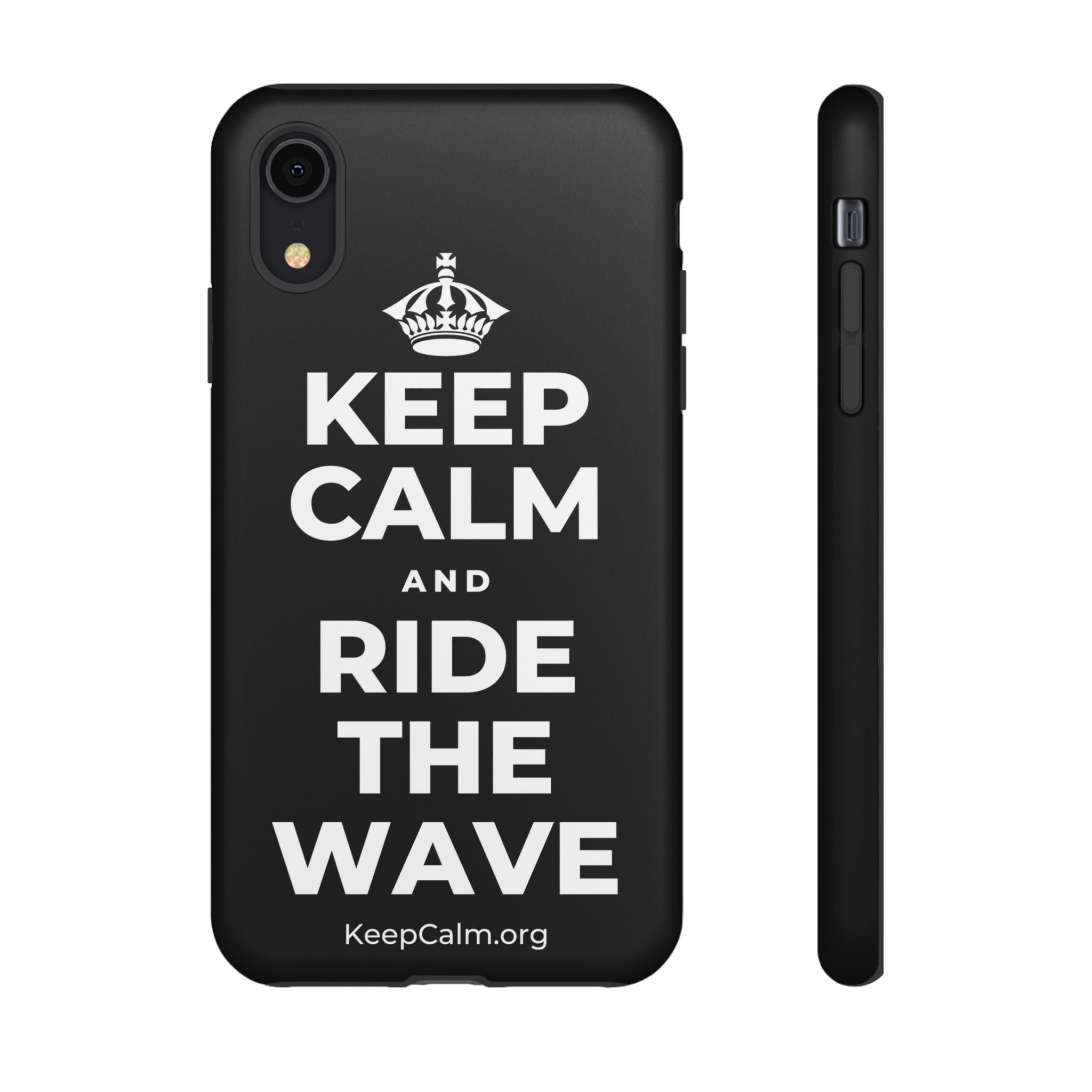 KEEP CALM AND RIDE THE WAVE Phone Case