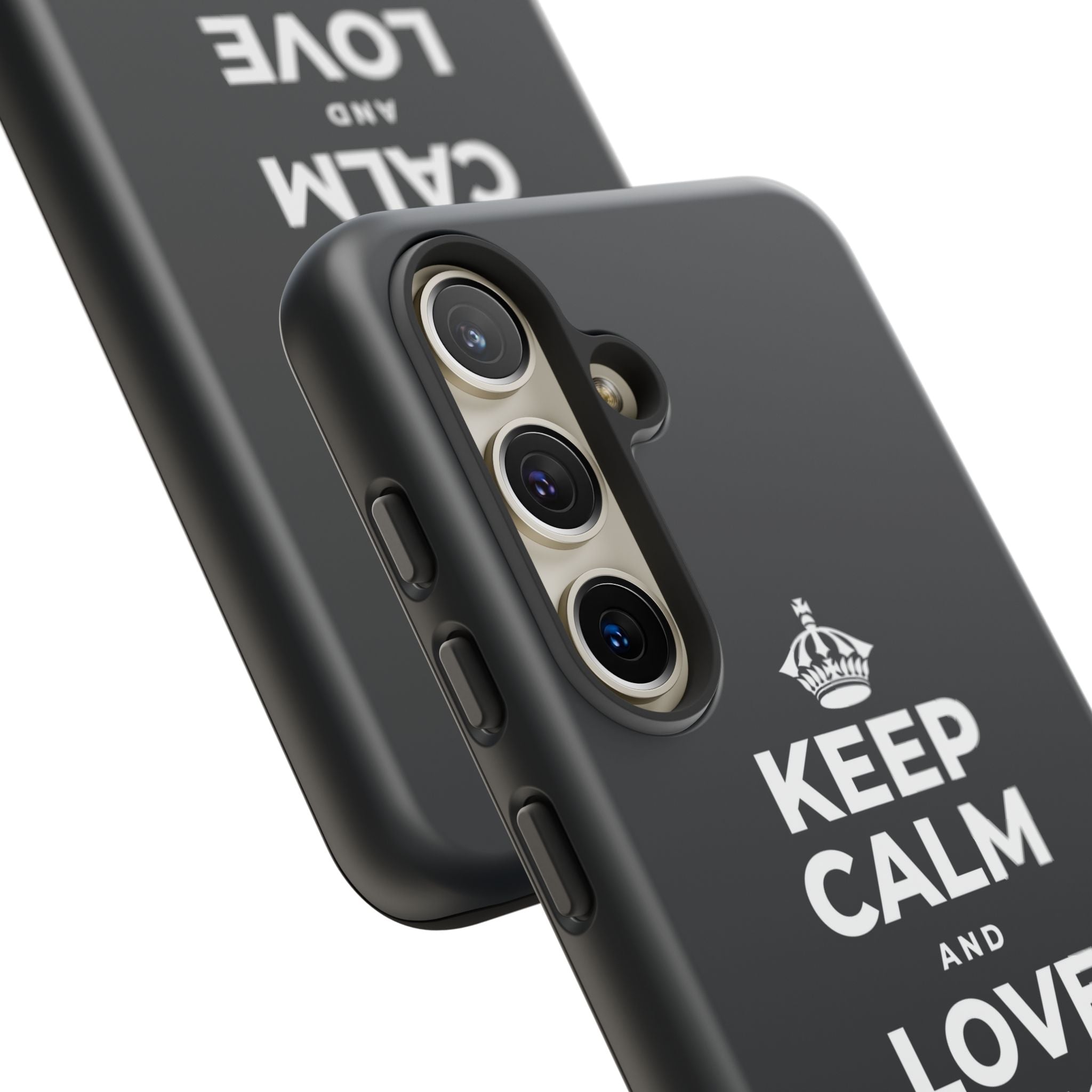 KEEP CALM AND LOVE WITHOUT POSSESSION Phone Case (Dark)