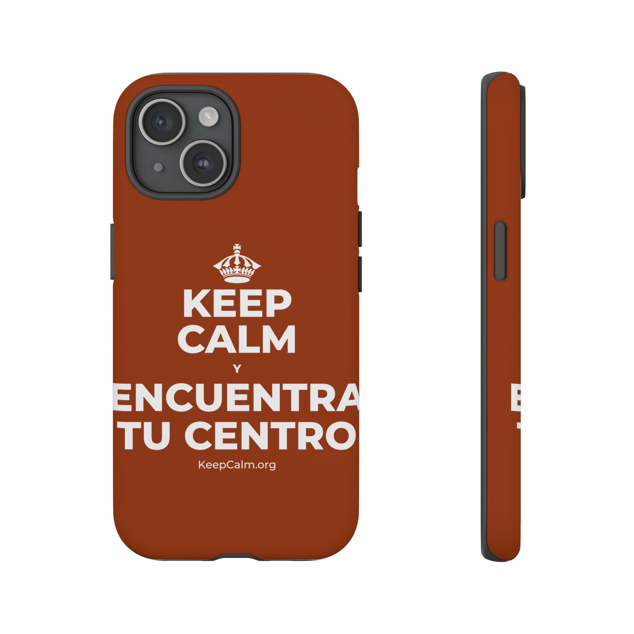 KEEP CALM Y ENCUENTRA TU CENTRO Phone Case