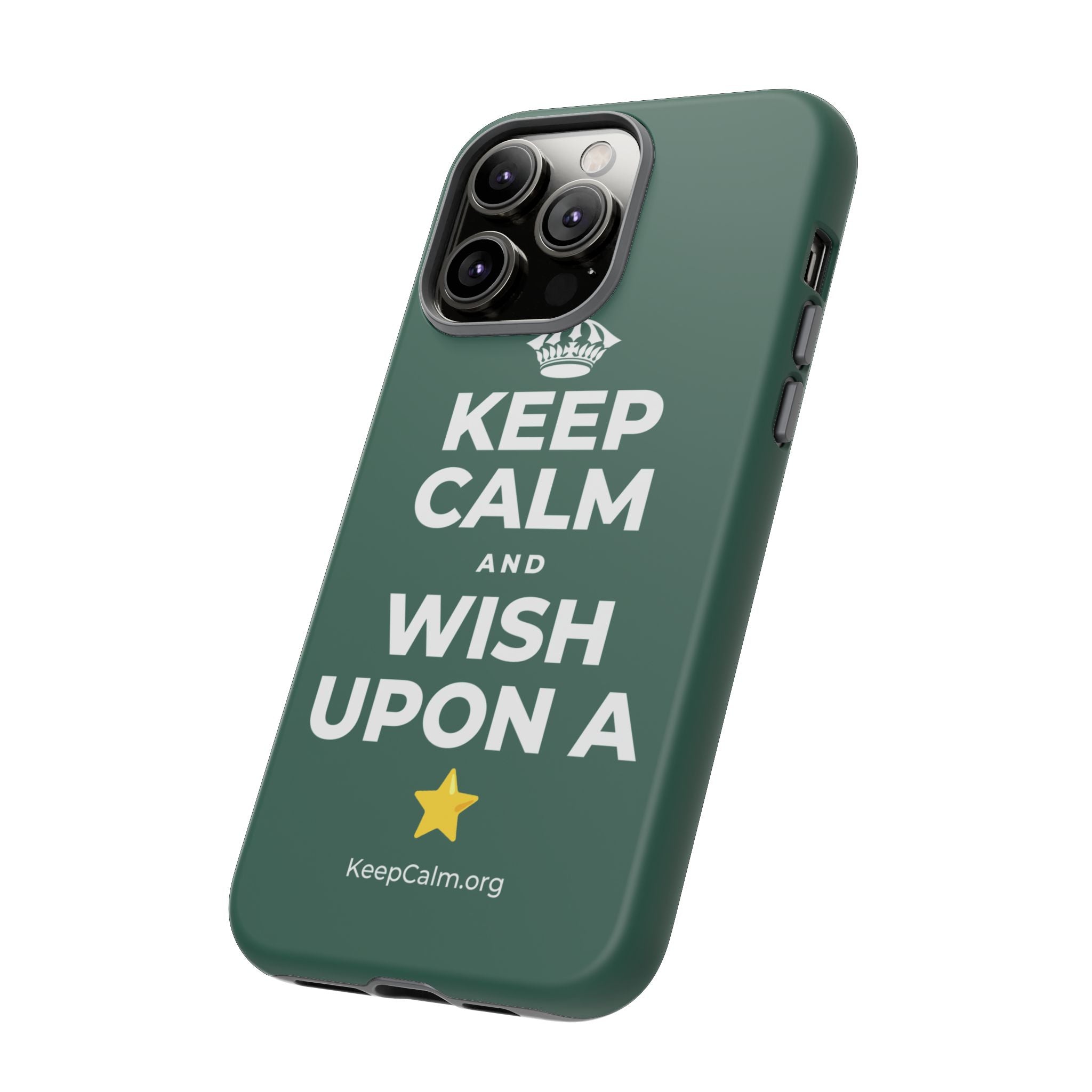 KEEP CALM AND WISH UPON A ⭐ Phone Case
