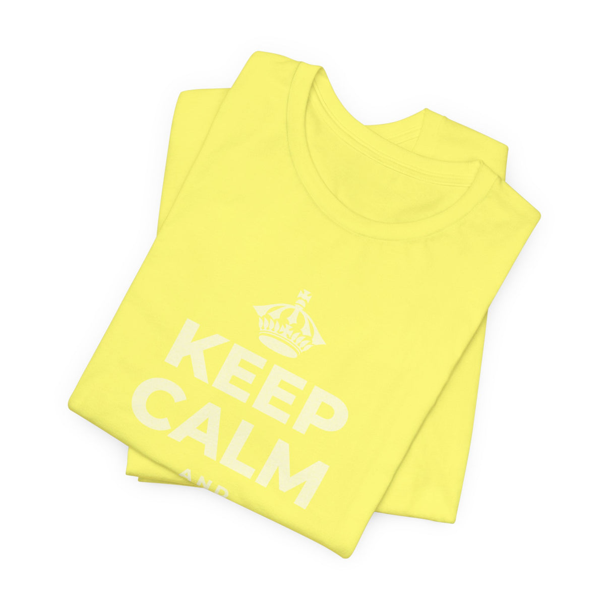 KEEP CALM AND GO TO BED T-Shirt (Soft Cream–Heather Mauve)