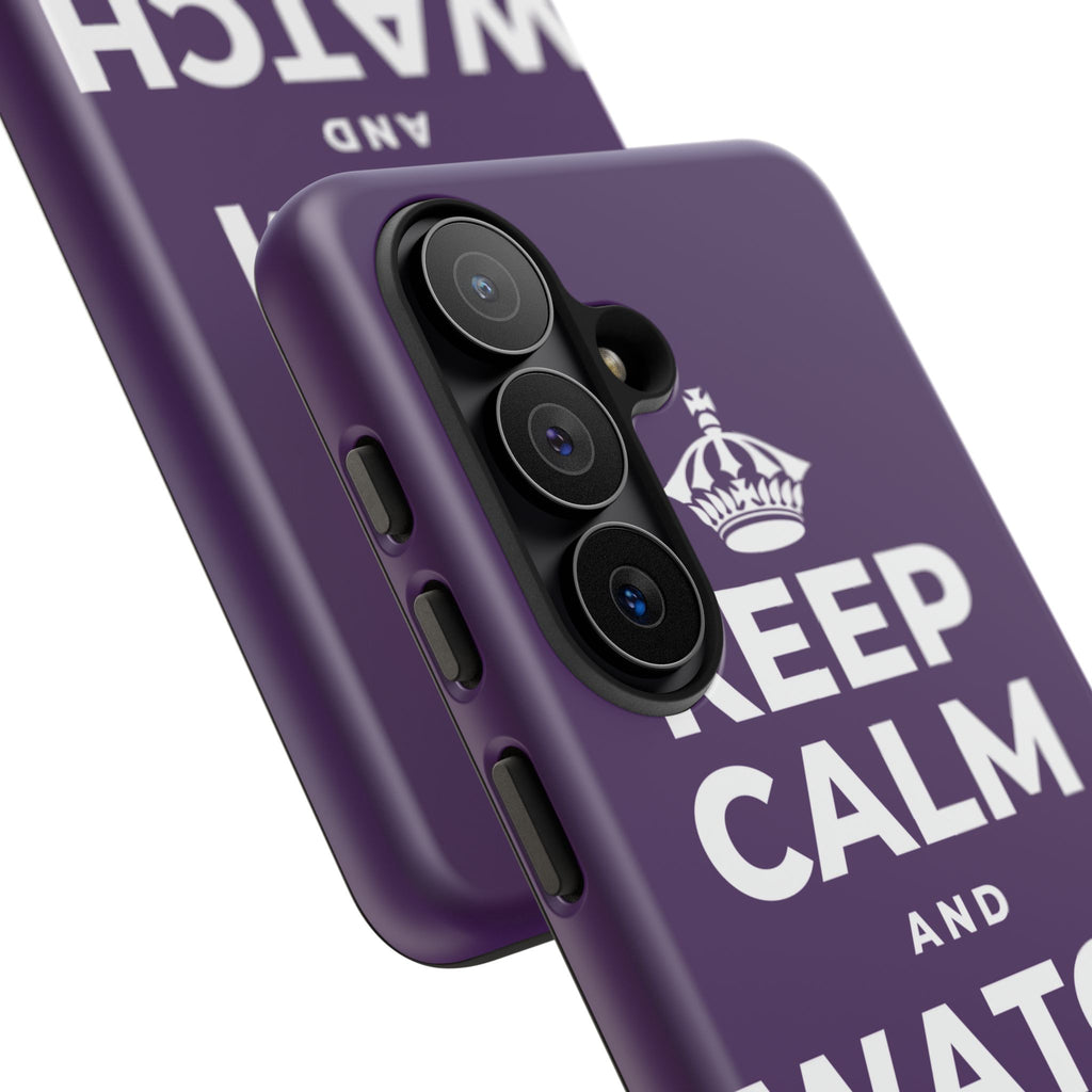KEEP CALM AND WATCH THE CLOUDS Phone Case