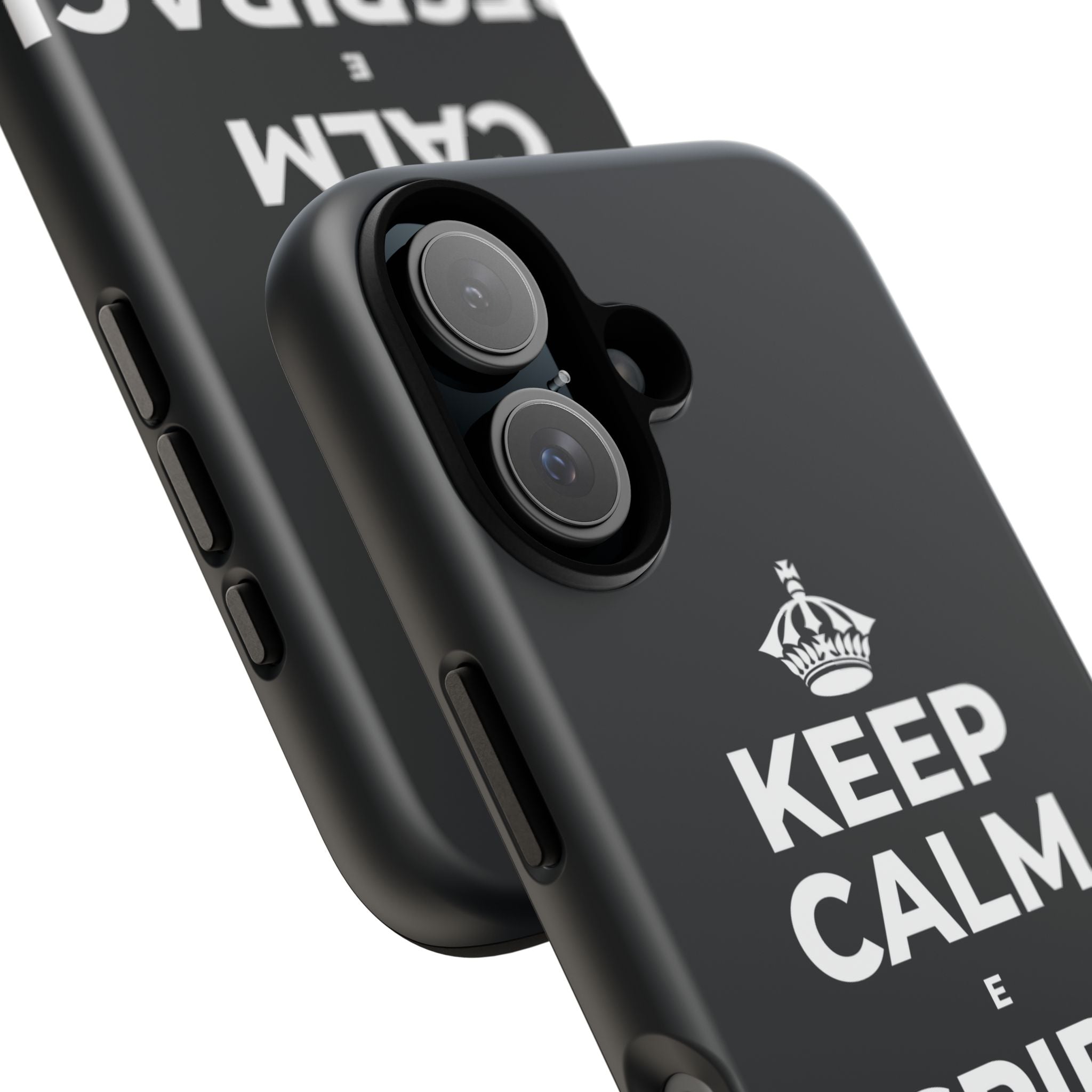 KEEP CALM E RESPIRACI SOPRA Phone Case (Dark)