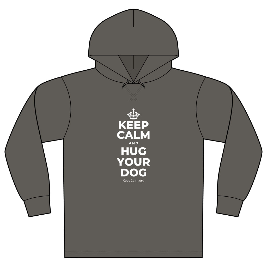 KEEP CALM AND HUG YOUR DOG Organic Hoodie Tee