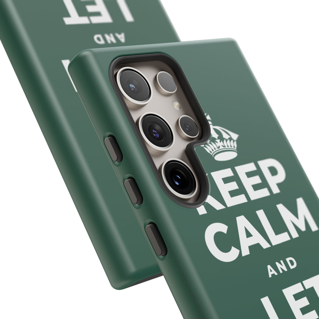 KEEP CALM AND LET PEOPLE IN Phone Case