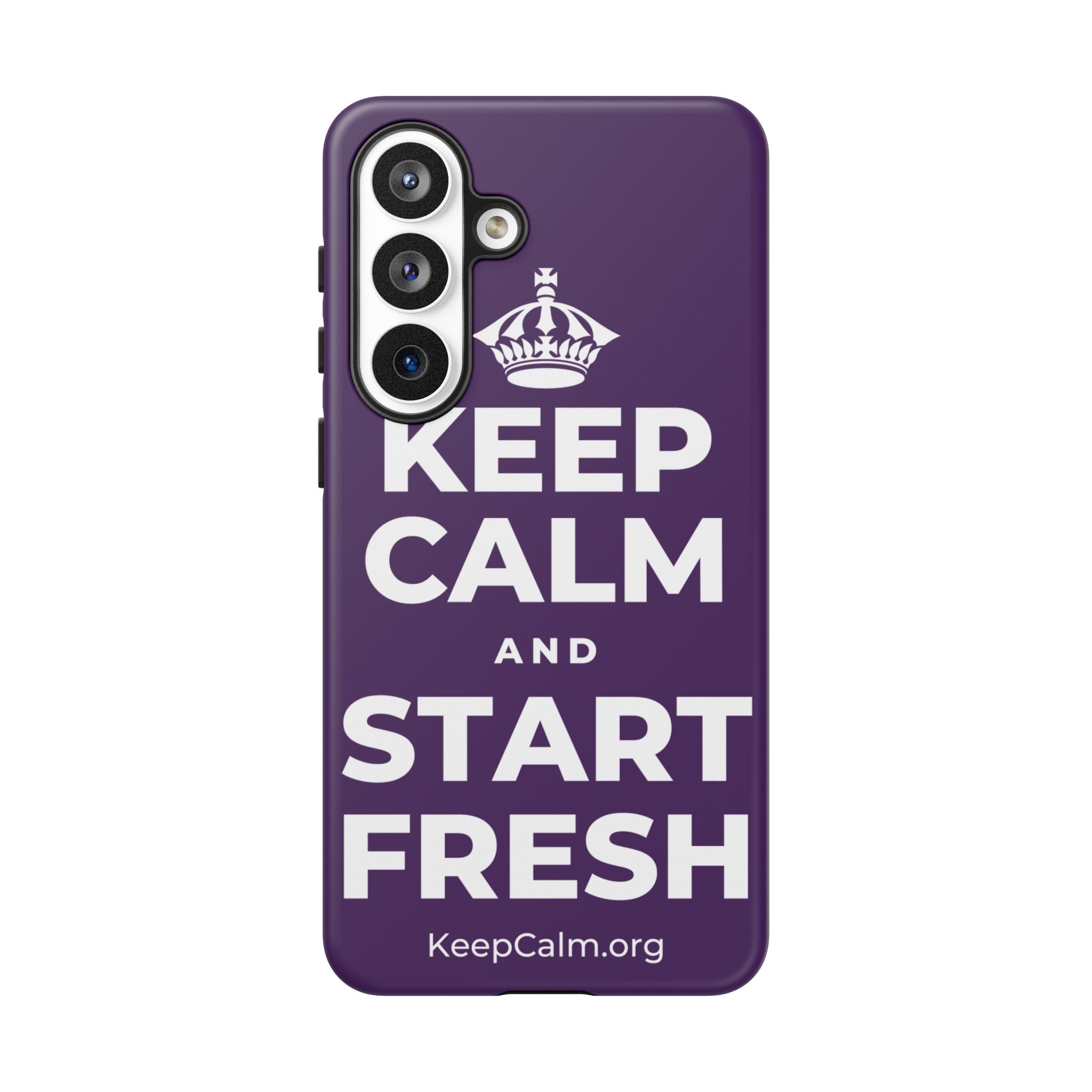 KEEP CALM AND START FRESH Phone Case