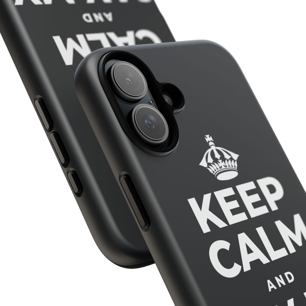 KEEP CALM AND SAY MY NAME Phone Case (Dark)