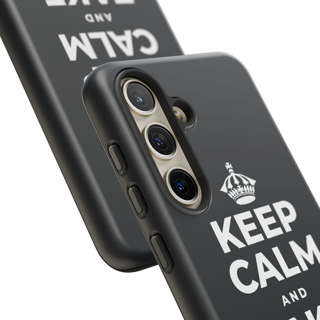 KEEP CALM AND TAKE THE LEAP Phone Case (Dark)
