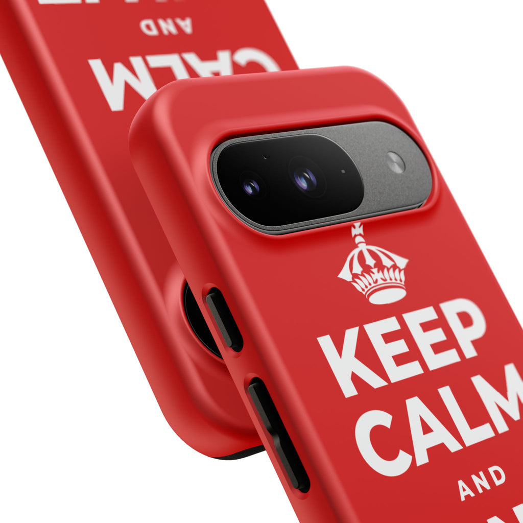 KEEP CALM AND RUN IT UP Phone Case