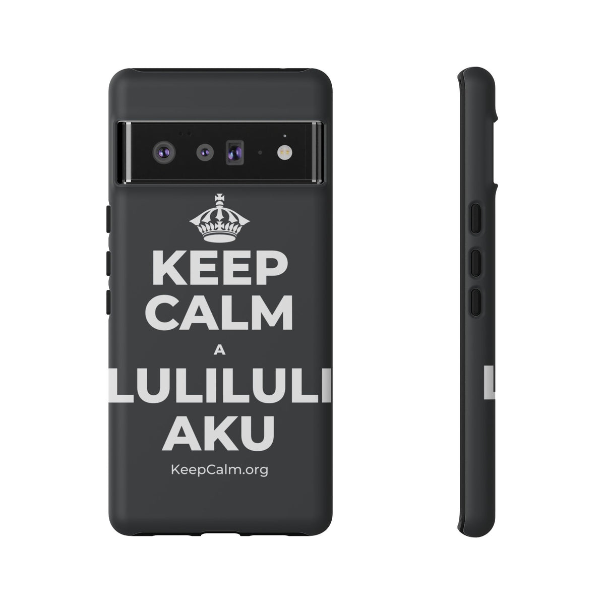 KEEP CALM A LULILULI AKU Phone Case (Dark)