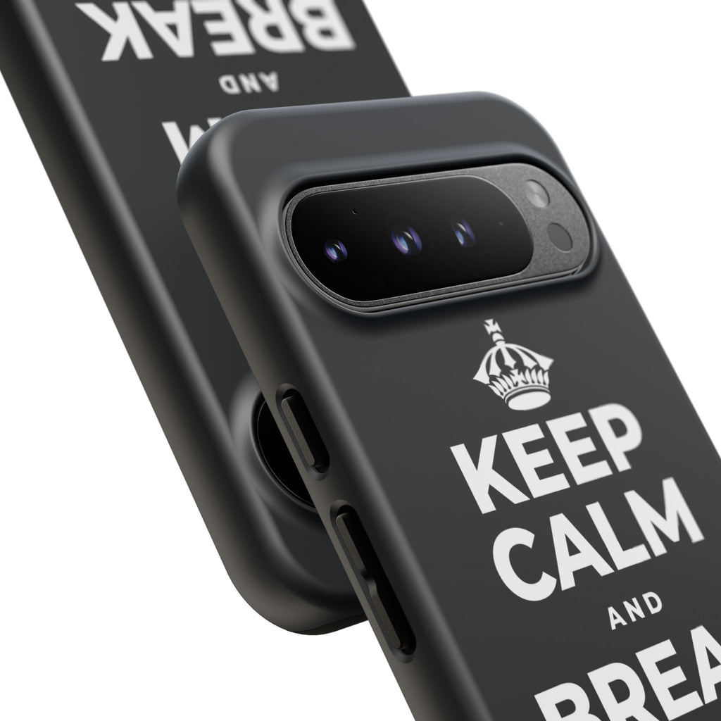 KEEP CALM AND BREAK THE MOLD Phone Case (Dark)