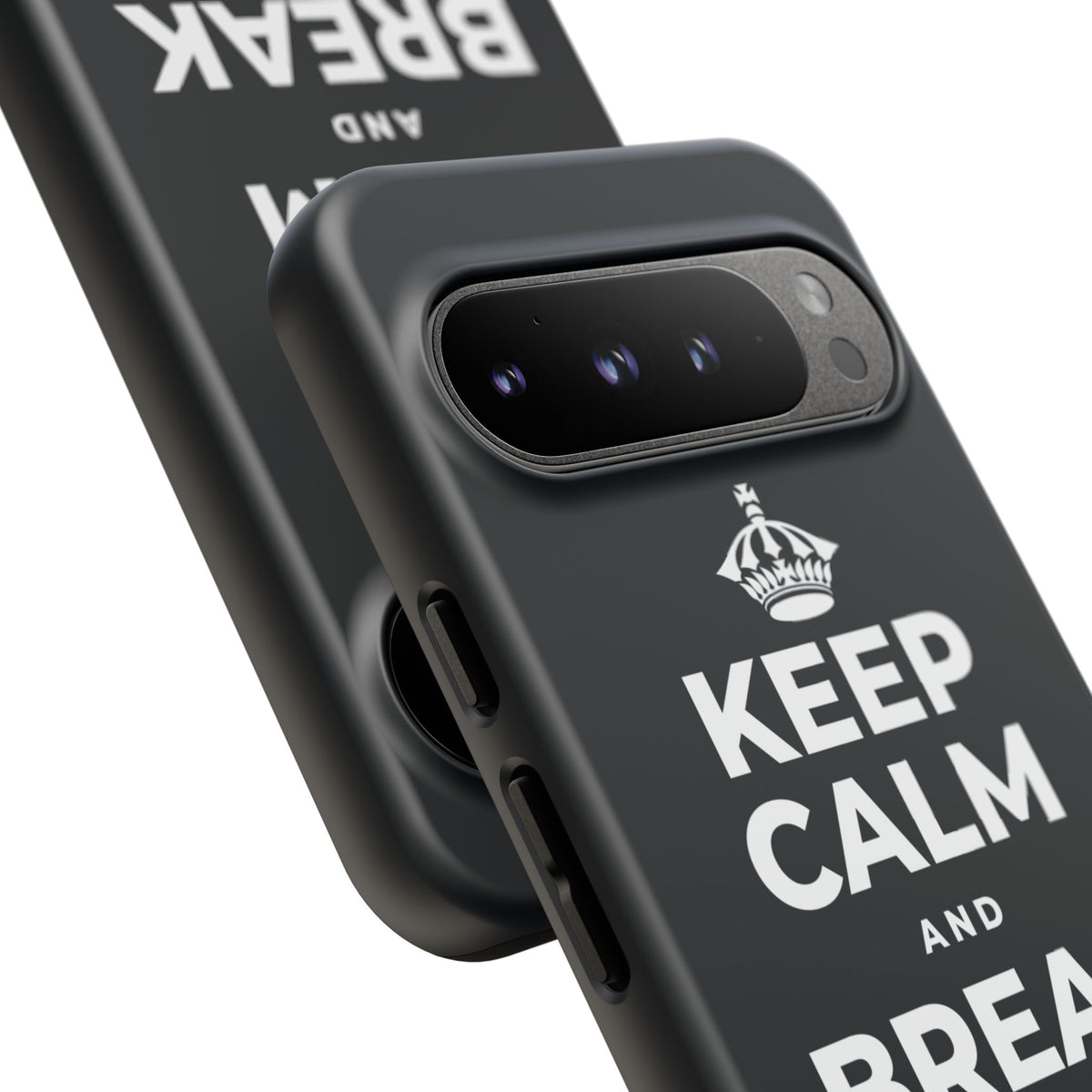 KEEP CALM AND BREAK THE MOLD Phone Case (Dark)