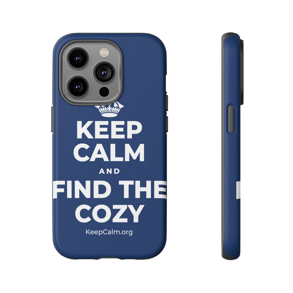 KEEP CALM AND FIND THE COZY Phone Case