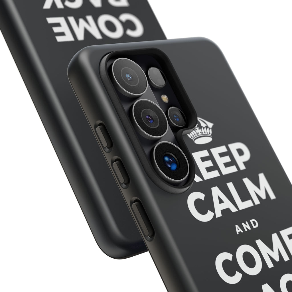 KEEP CALM AND COME BACK TO NOW Phone Case (Dark)