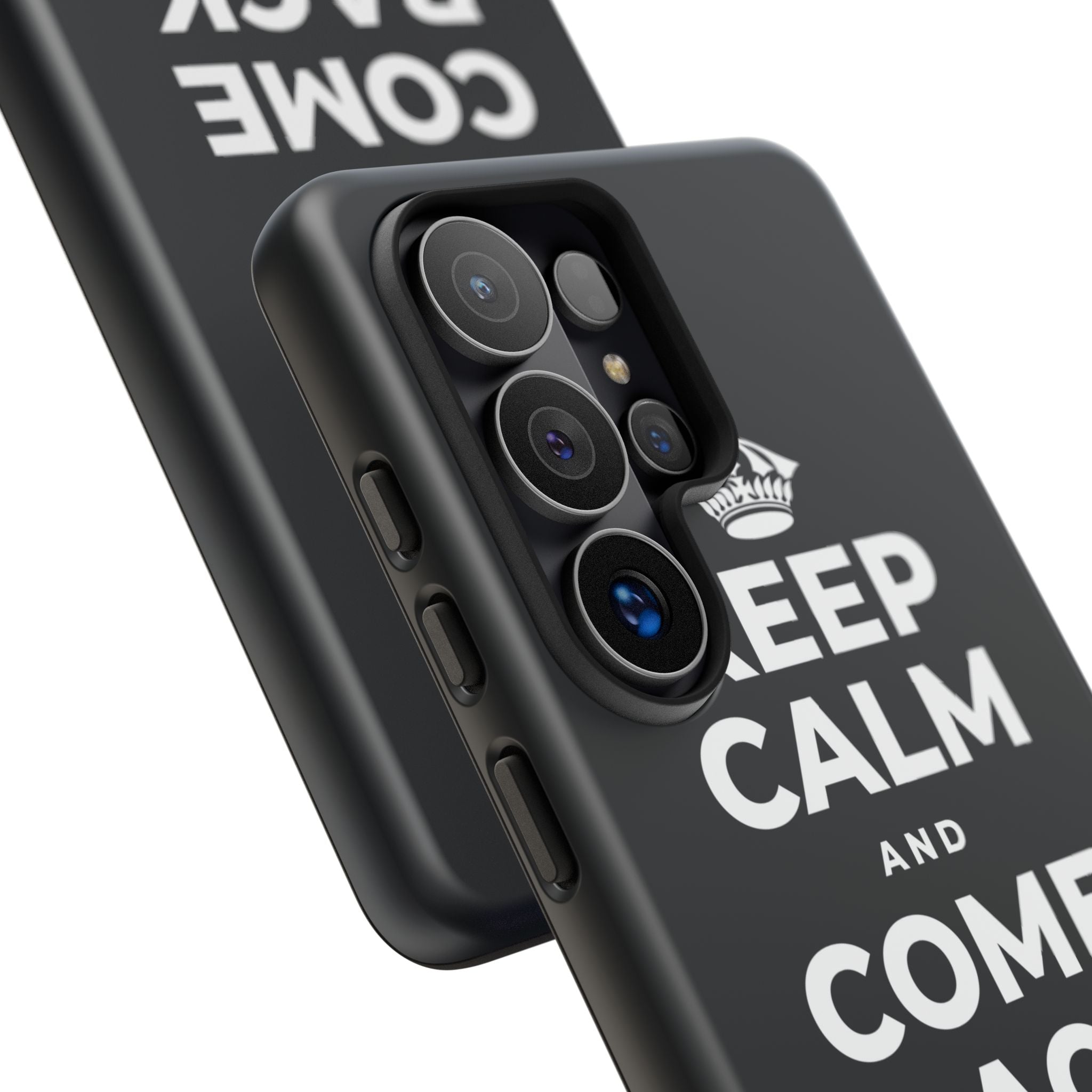 KEEP CALM AND COME BACK TO NOW Phone Case (Dark)