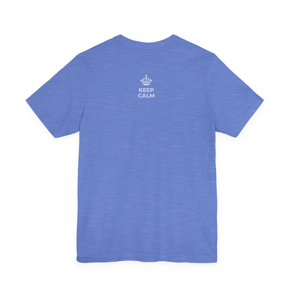 KEEP CALM AND DO IT SCARED T-Shirt (Soft Cream–Heather Mauve)
