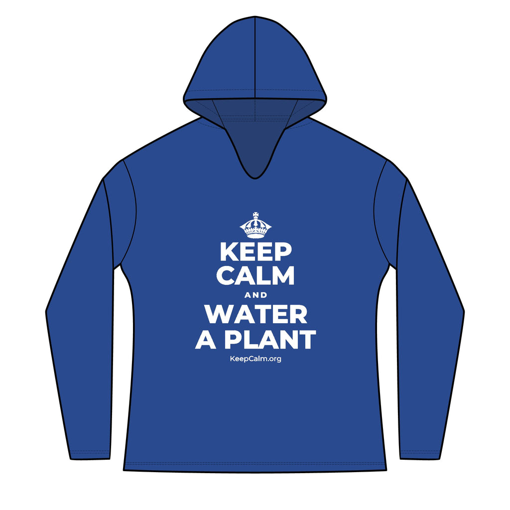 KEEP CALM AND WATER A PLANT Women's Long Sleeve Hoodie