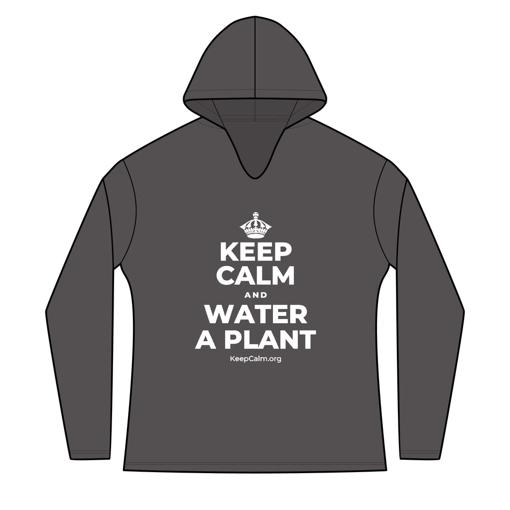 KEEP CALM AND WATER A PLANT Women's Long Sleeve Hoodie