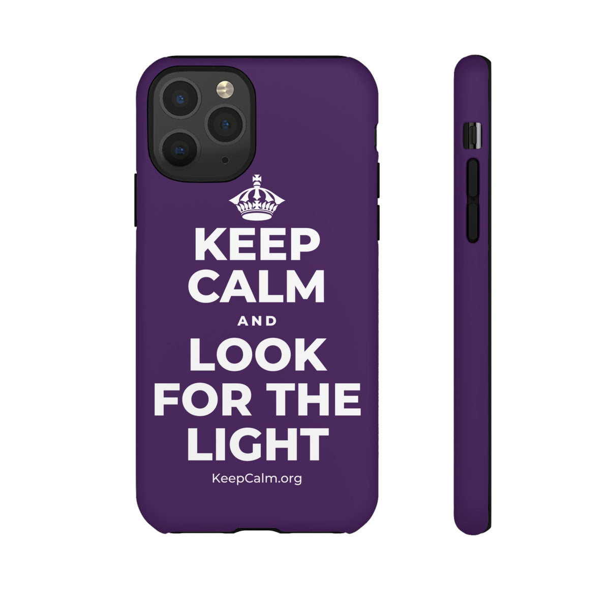 KEEP CALM AND LOOK FOR THE LIGHT Phone Case