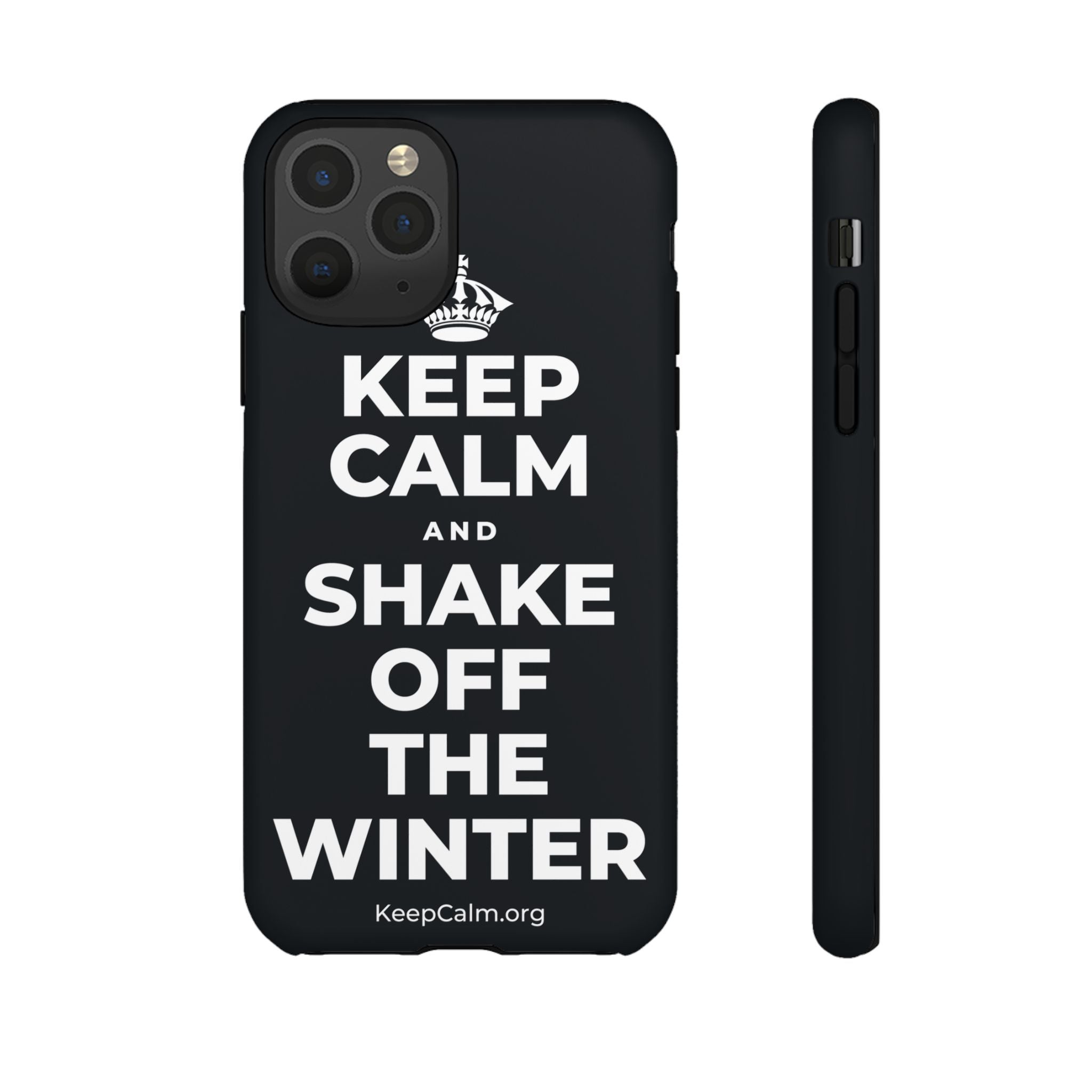 KEEP CALM AND SHAKE OFF THE WINTER Phone Case (Dark)