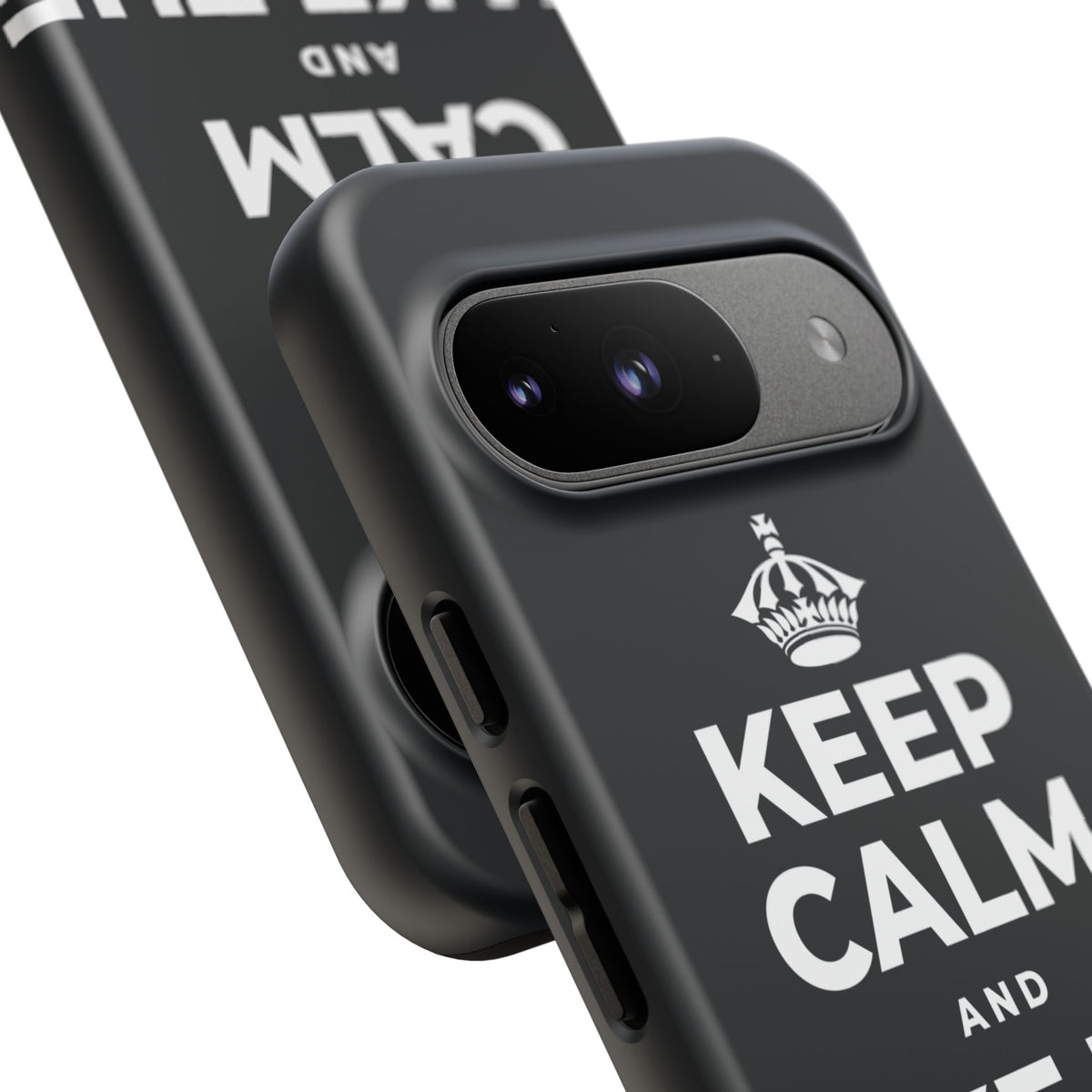 KEEP CALM AND TAKE THE SHOT Phone Case (Dark)