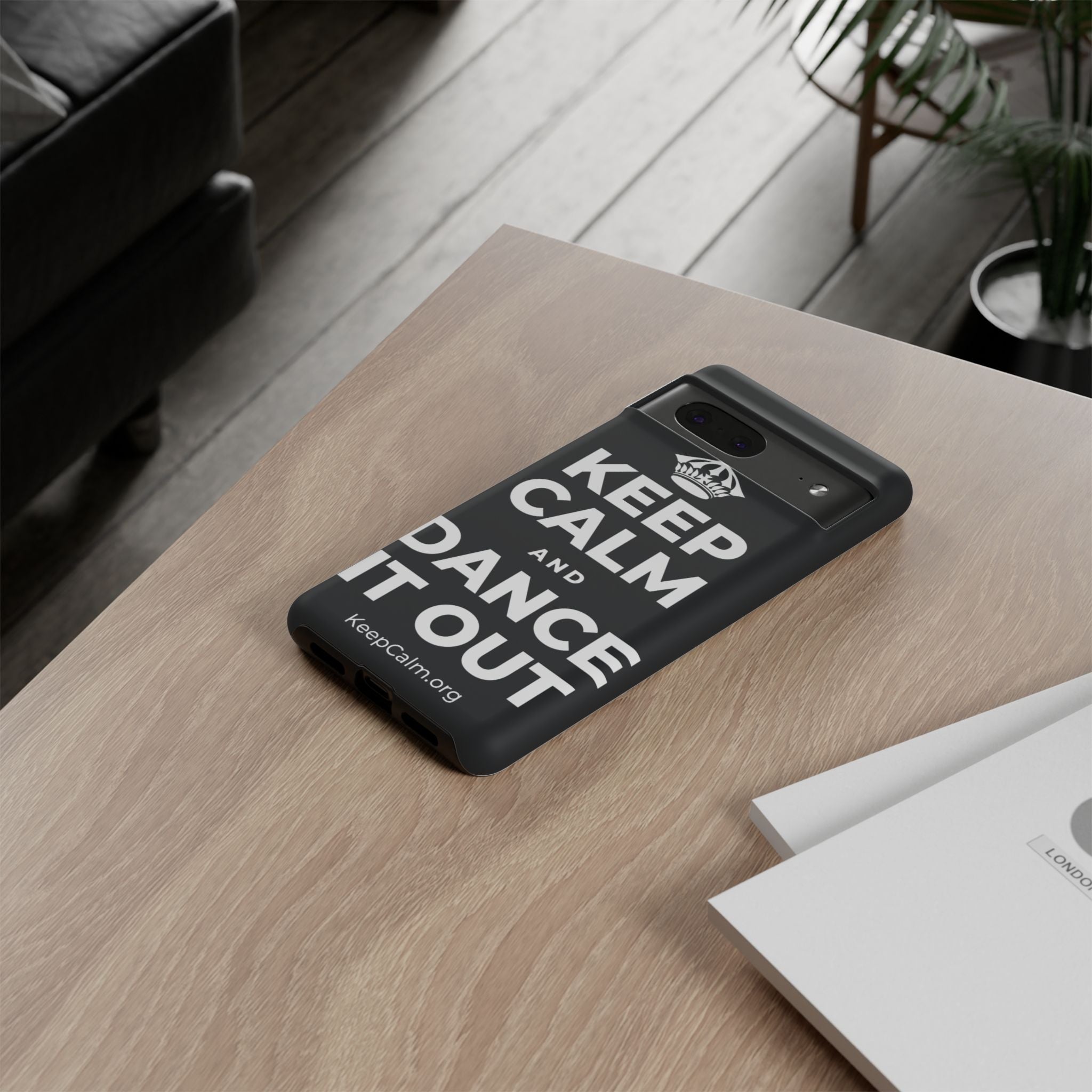 KEEP CALM AND DANCE IT OUT Phone Case (Dark)