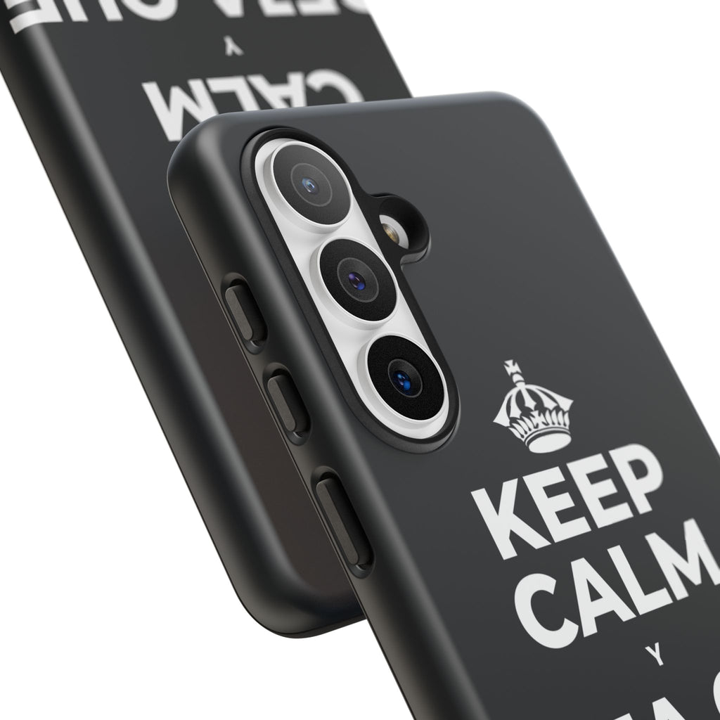 KEEP CALM Y DEJA QUE BASTE Phone Case (Dark)
