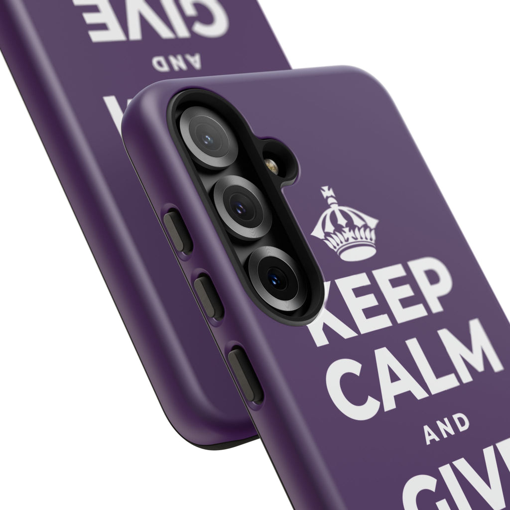 KEEP CALM AND GIVE THANKS DAILY Phone Case