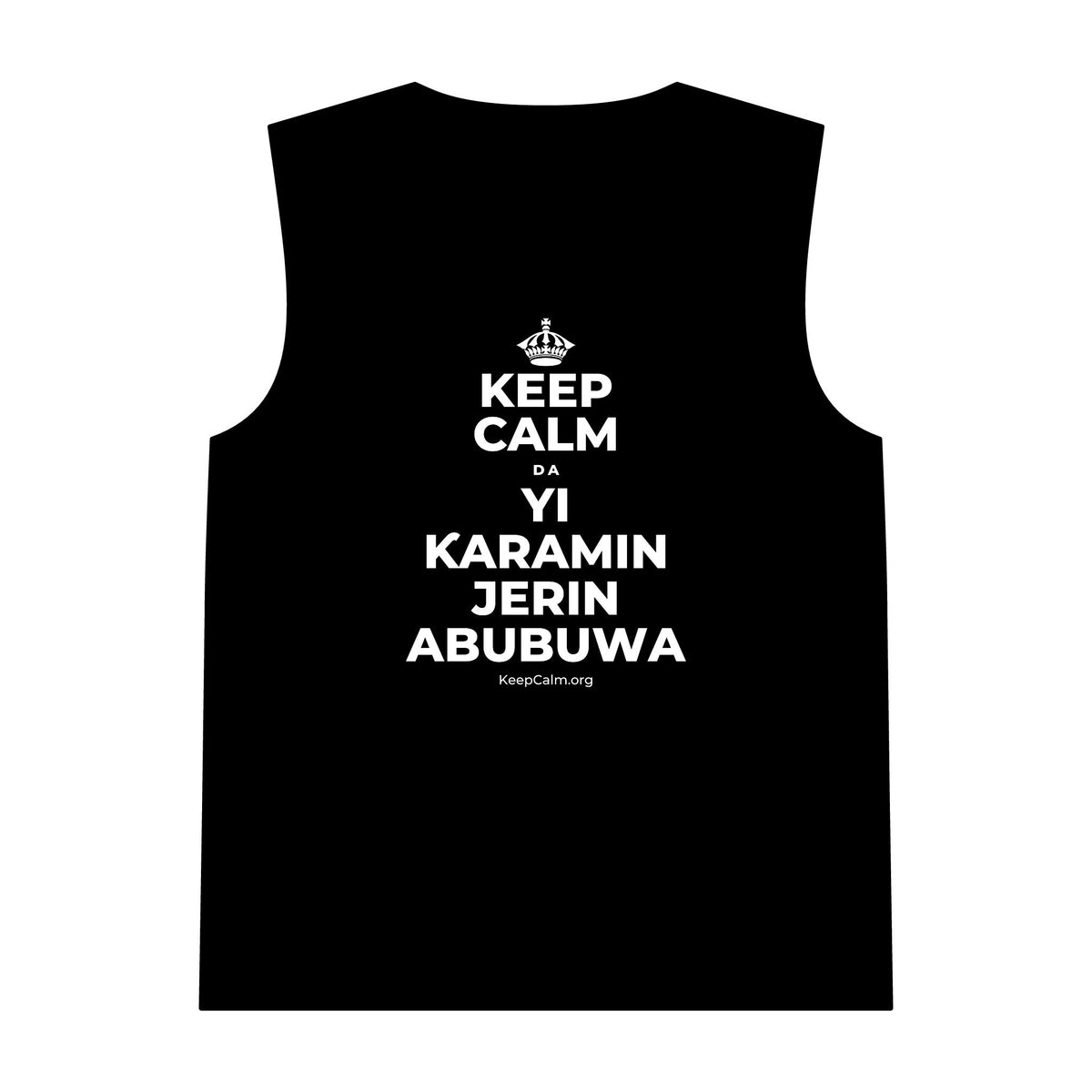 KEEP CALM DA YI ƘARAMIN JERIN ABUBUWA Tank Top