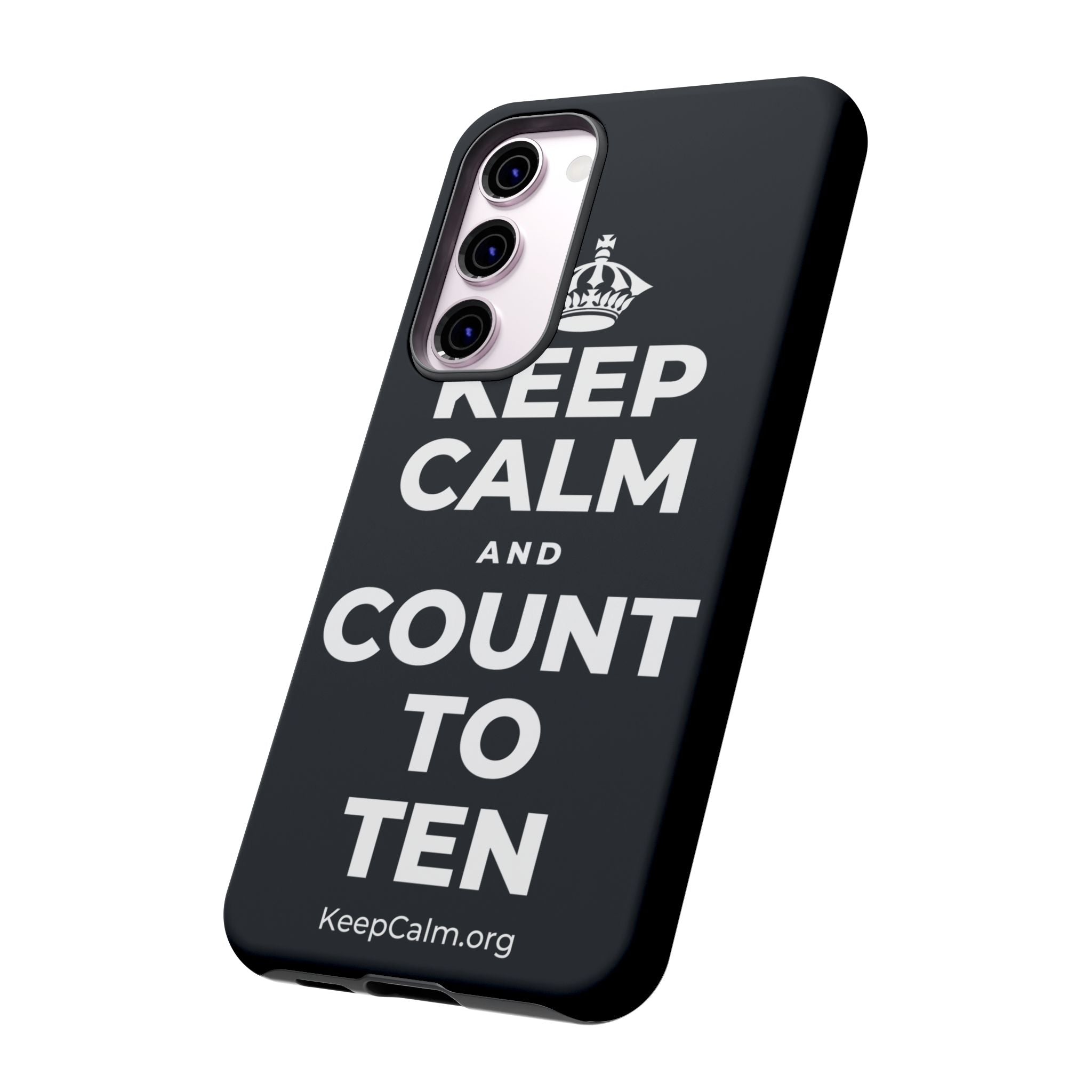 KEEP CALM AND COUNT TO TEN Phone Case (Dark)
