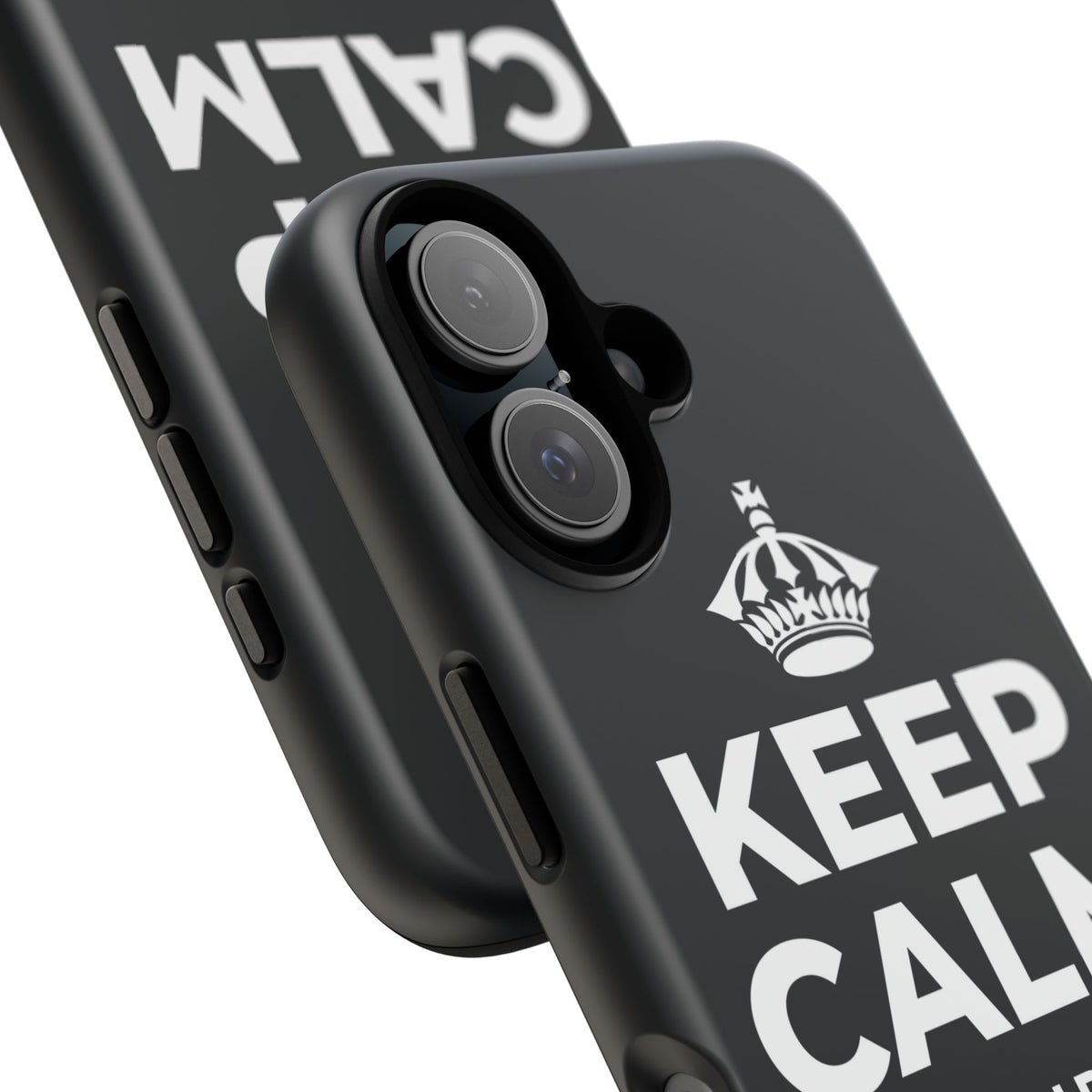 KEEP CALM AND BEE HAPPY Phone Case (Dark)