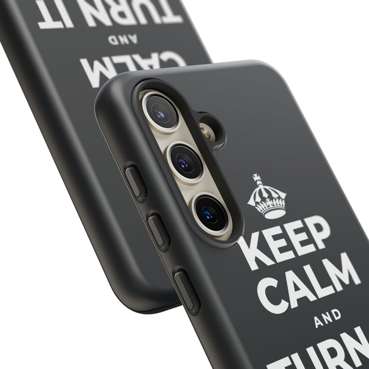 KEEP CALM AND TURN IT ALL THE WAY UP Phone Case (Dark)