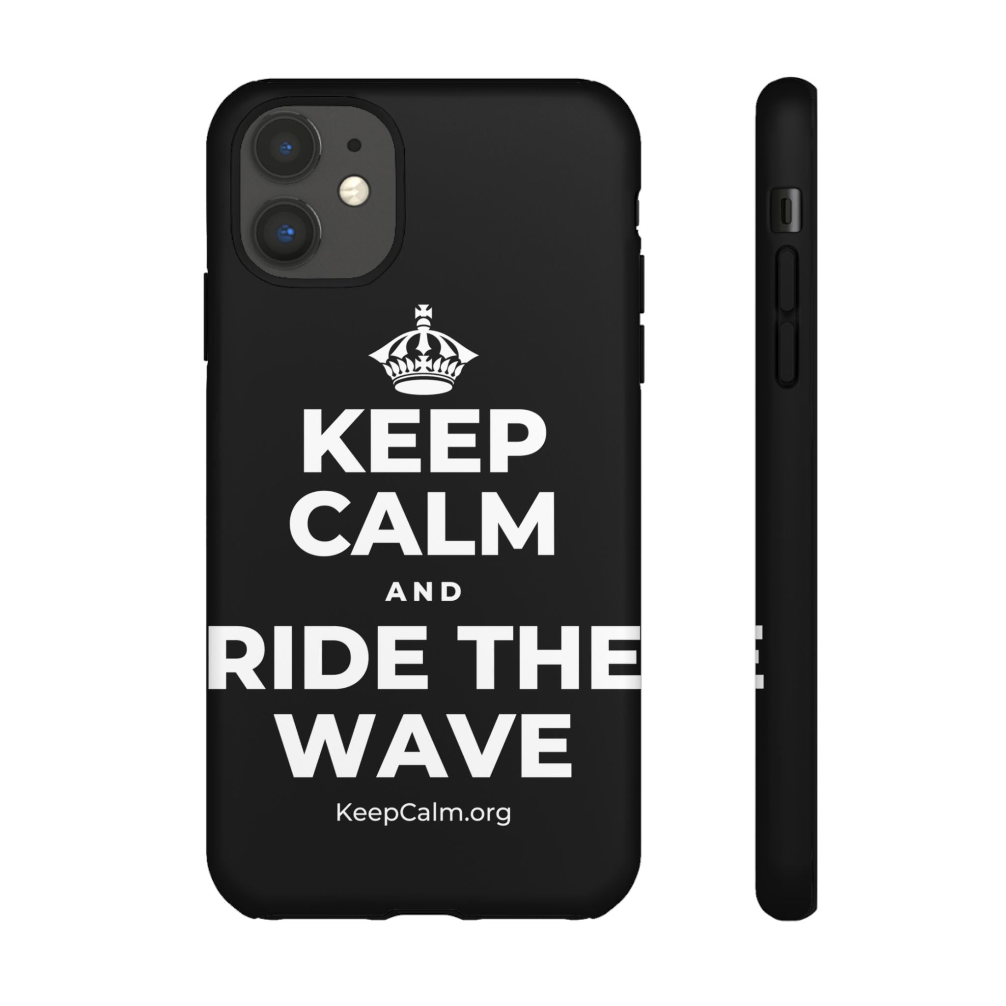 KEEP CALM AND RIDE THE WAVE Phone Case
