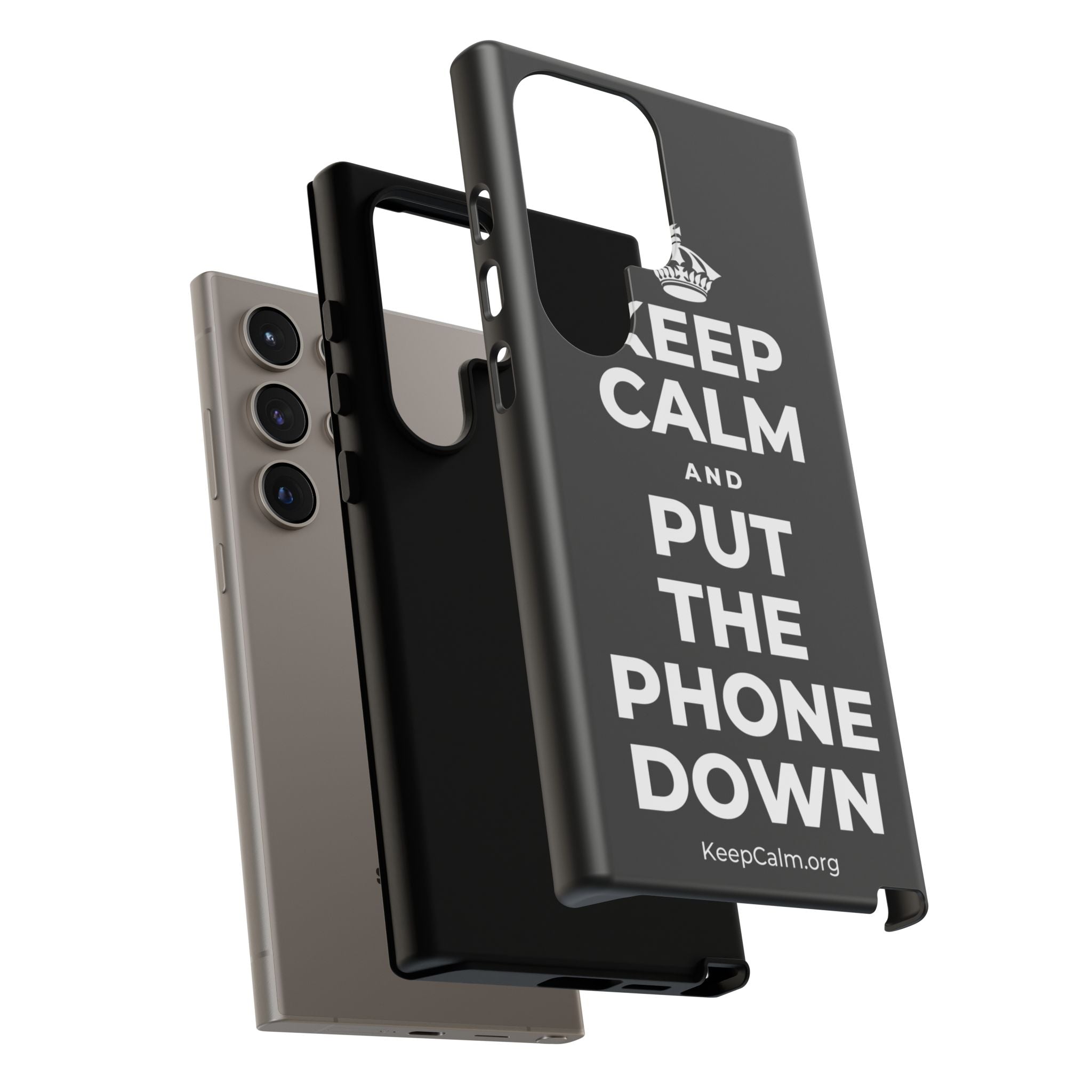 KEEP CALM AND PUT THE PHONE DOWN Phone Case