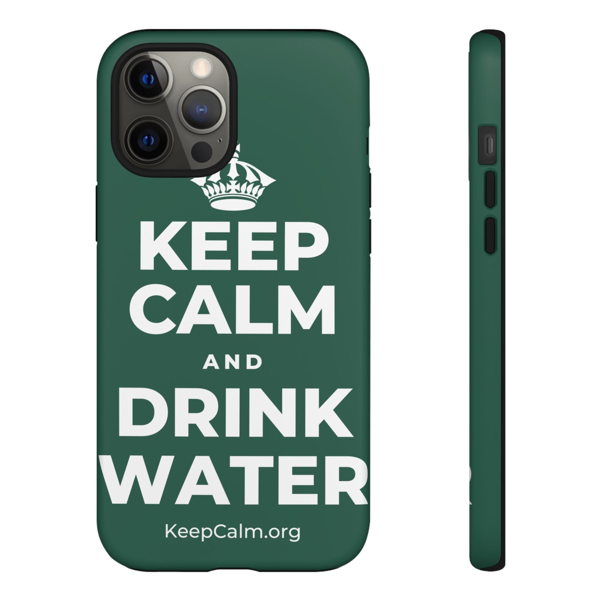 KEEP CALM AND DRINK WATER Phone Case