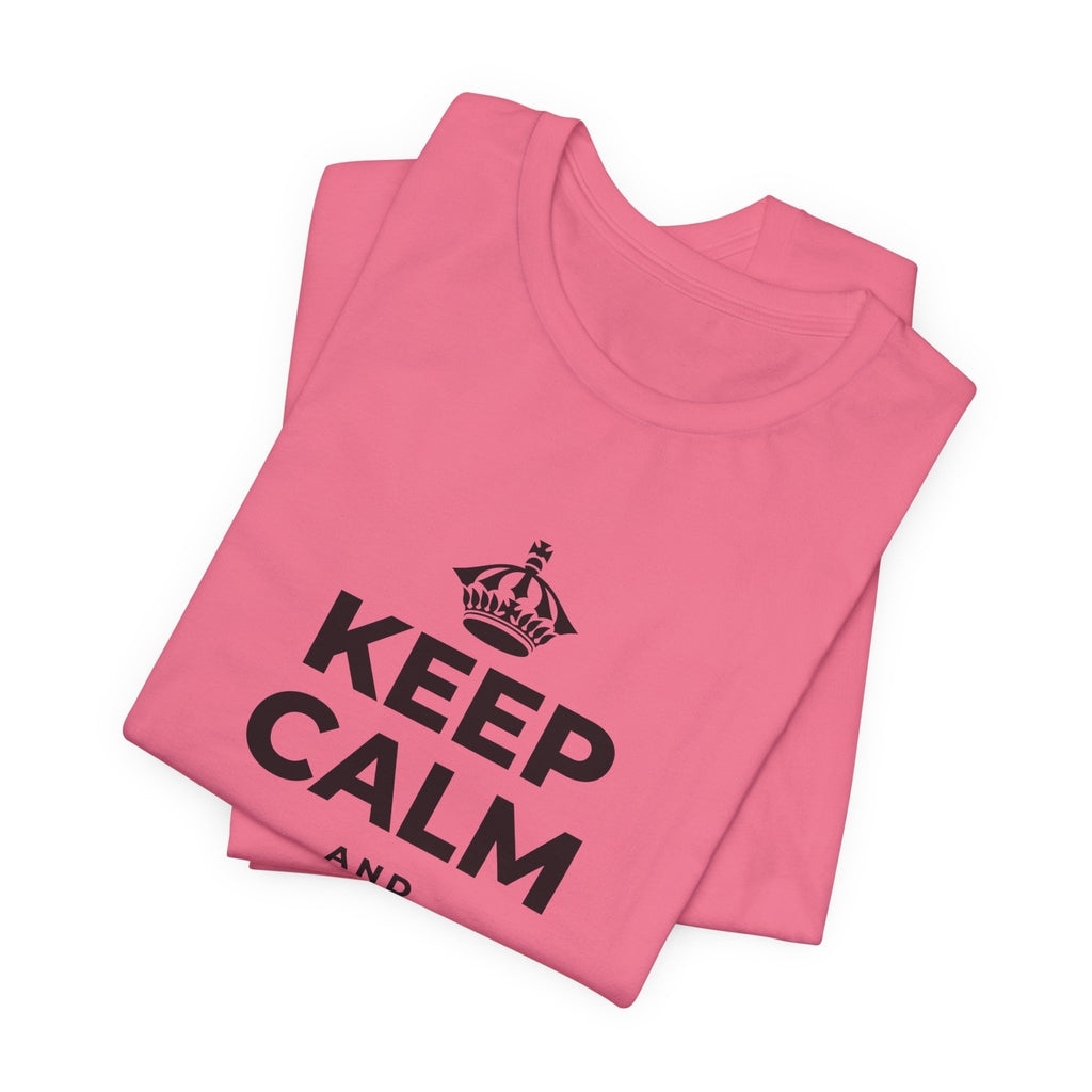 KEEP CALM AND HOLD ME CLOSE T-Shirt (Military Green–Autumn)