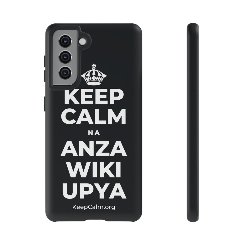 KEEP CALM NA ANZA WIKI UPYA Phone Case (Dark)