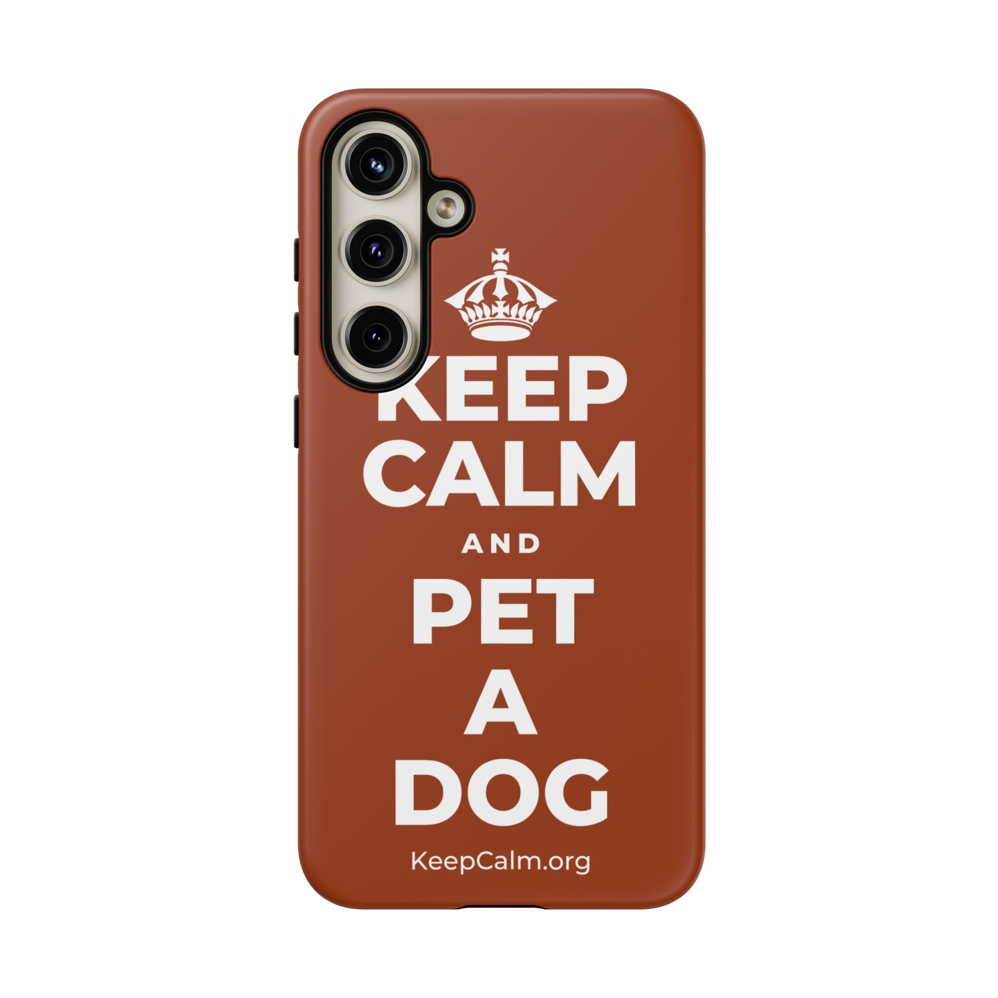 KEEP CALM AND PET A DOG Phone Case