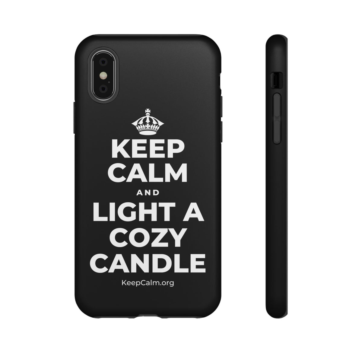 KEEP CALM AND LIGHT A COZY CANDLE Phone Case