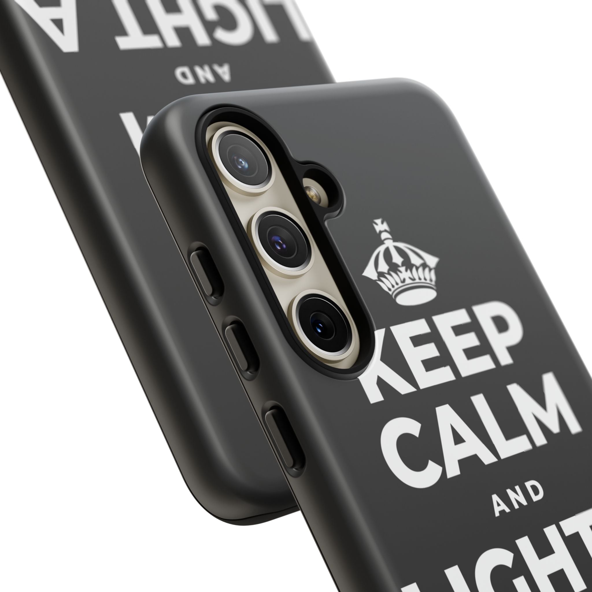 KEEP CALM AND LIGHT A COZY CANDLE Phone Case