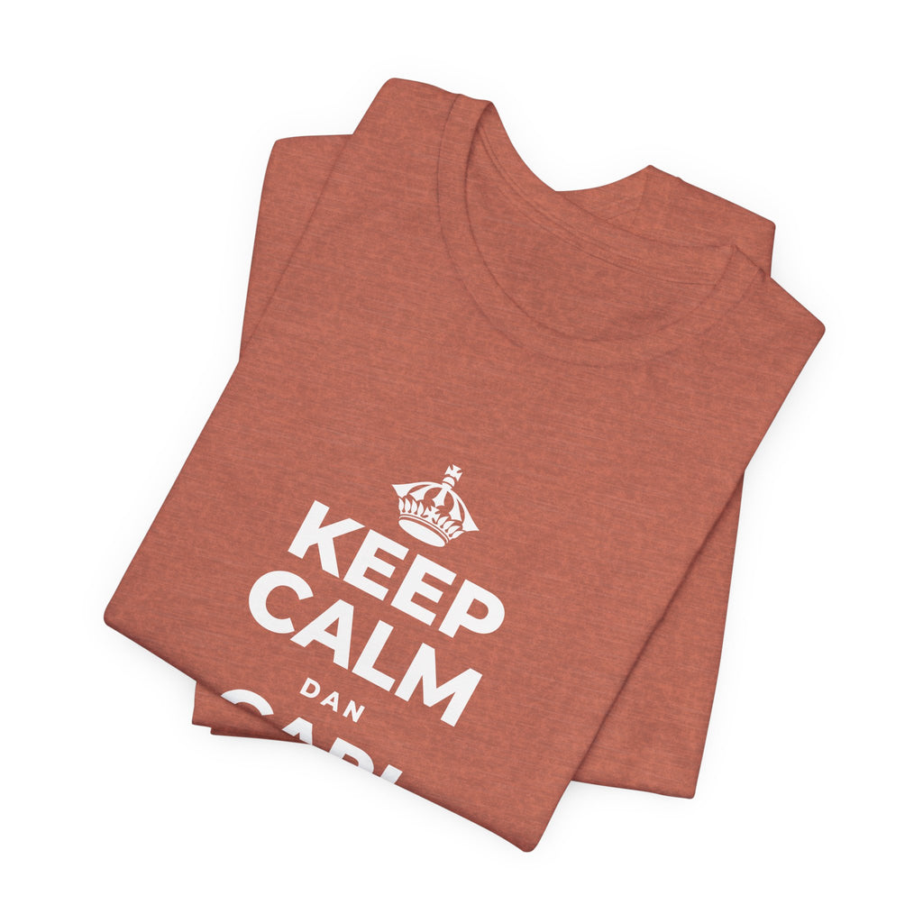 KEEP CALM DAN CARI HANGAT DI HAL KECIL T-Shirt (Soft Cream–Heather Mauve)