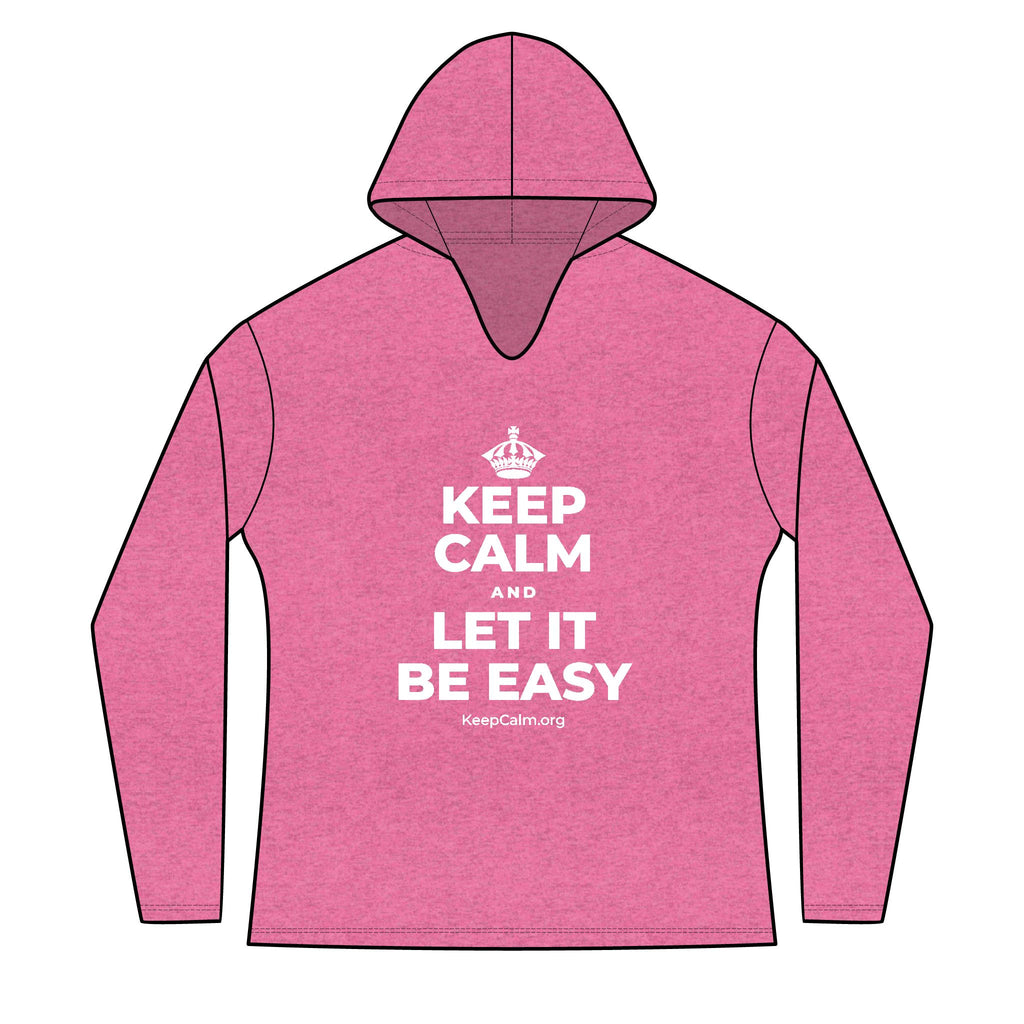 KEEP CALM AND LET IT BE EASY Women's Long Sleeve Hoodie